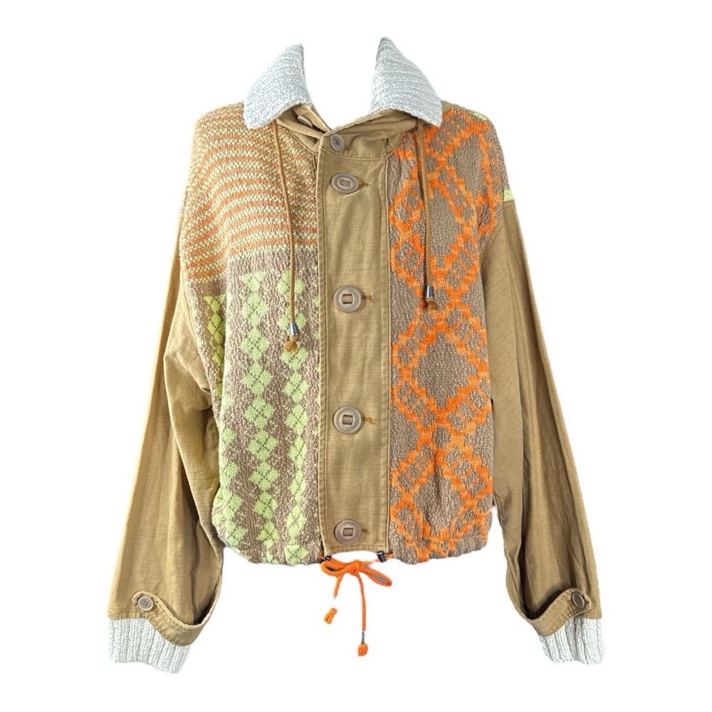 FREE PEOPLE Reno Knit Jacket, Size L. - Picture 5 of 13